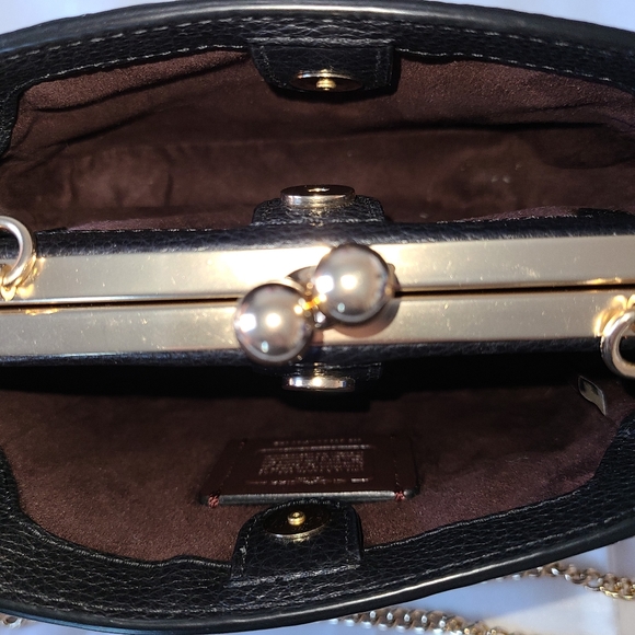 Coach Pearl Kisslock crossbody Bag - Picture 5 of 6
